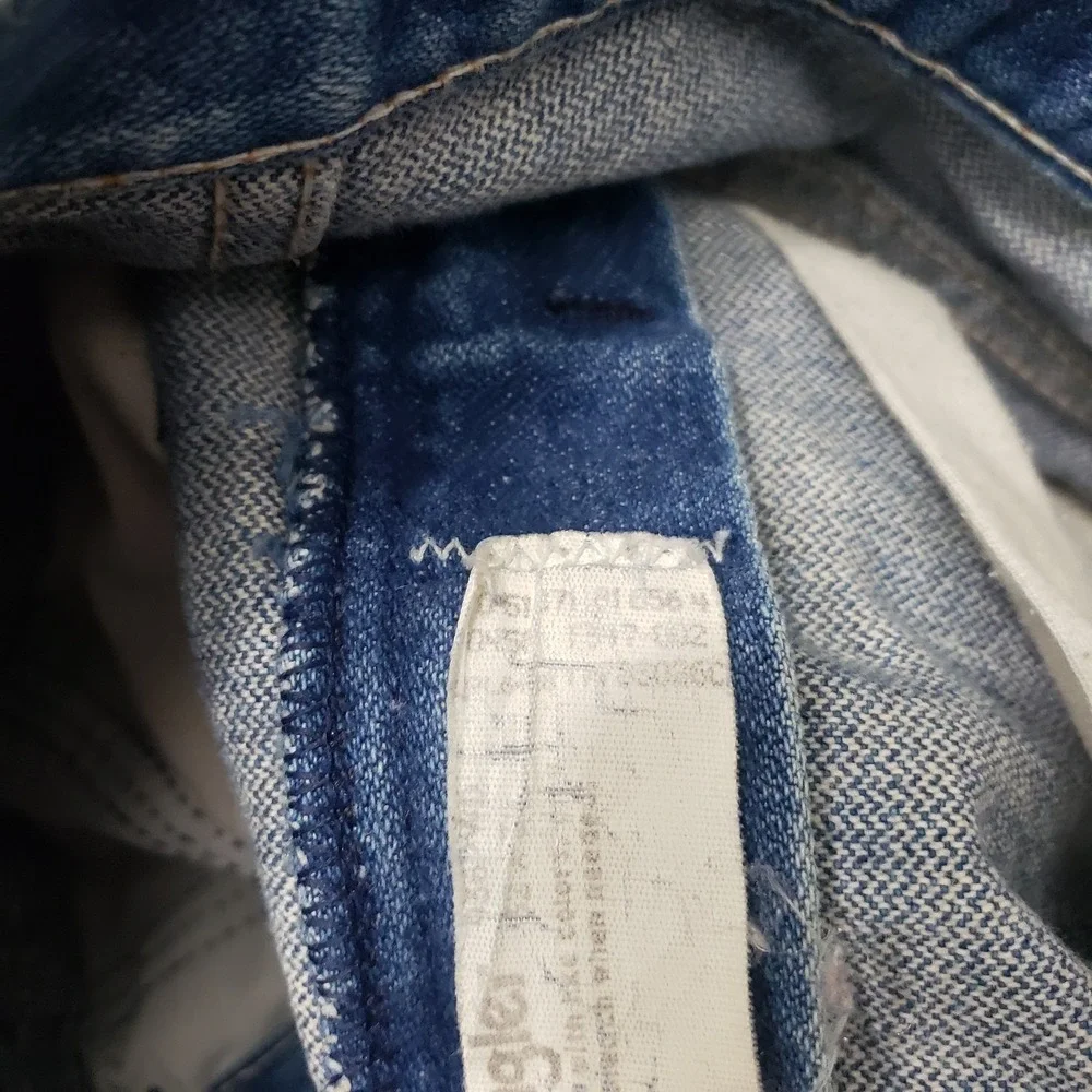 Vintage Wrangler Jeans Mens 32x34 Blue Straight Leg Cowboy Cut Denim Made In USA